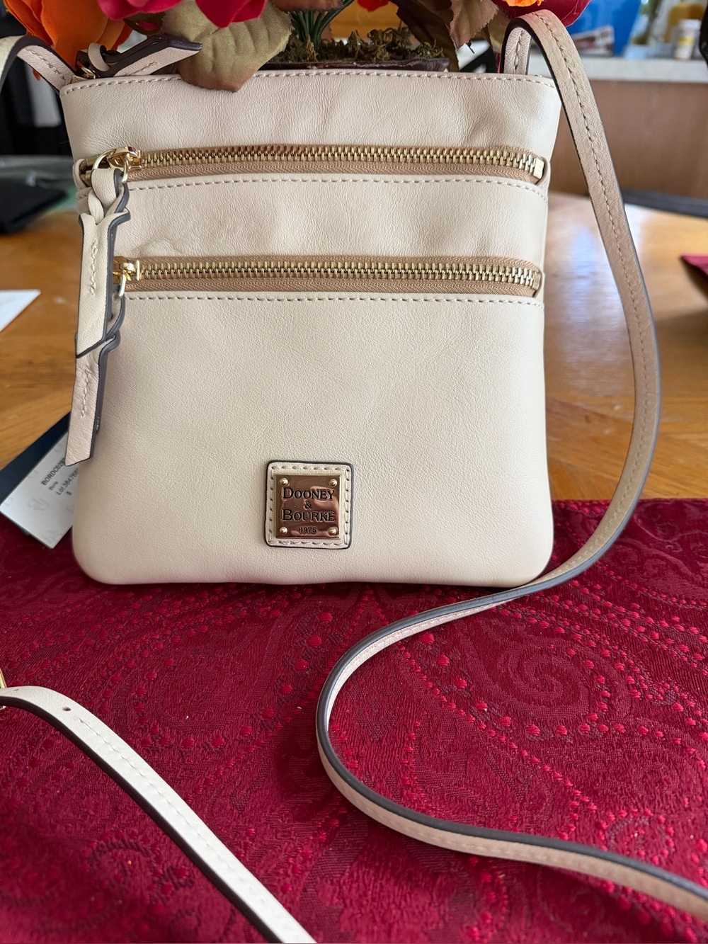 Dooney & Bourke Triple Zip Florentine Crossbody